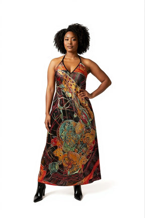 Orire Afrofuturism Halter Dress