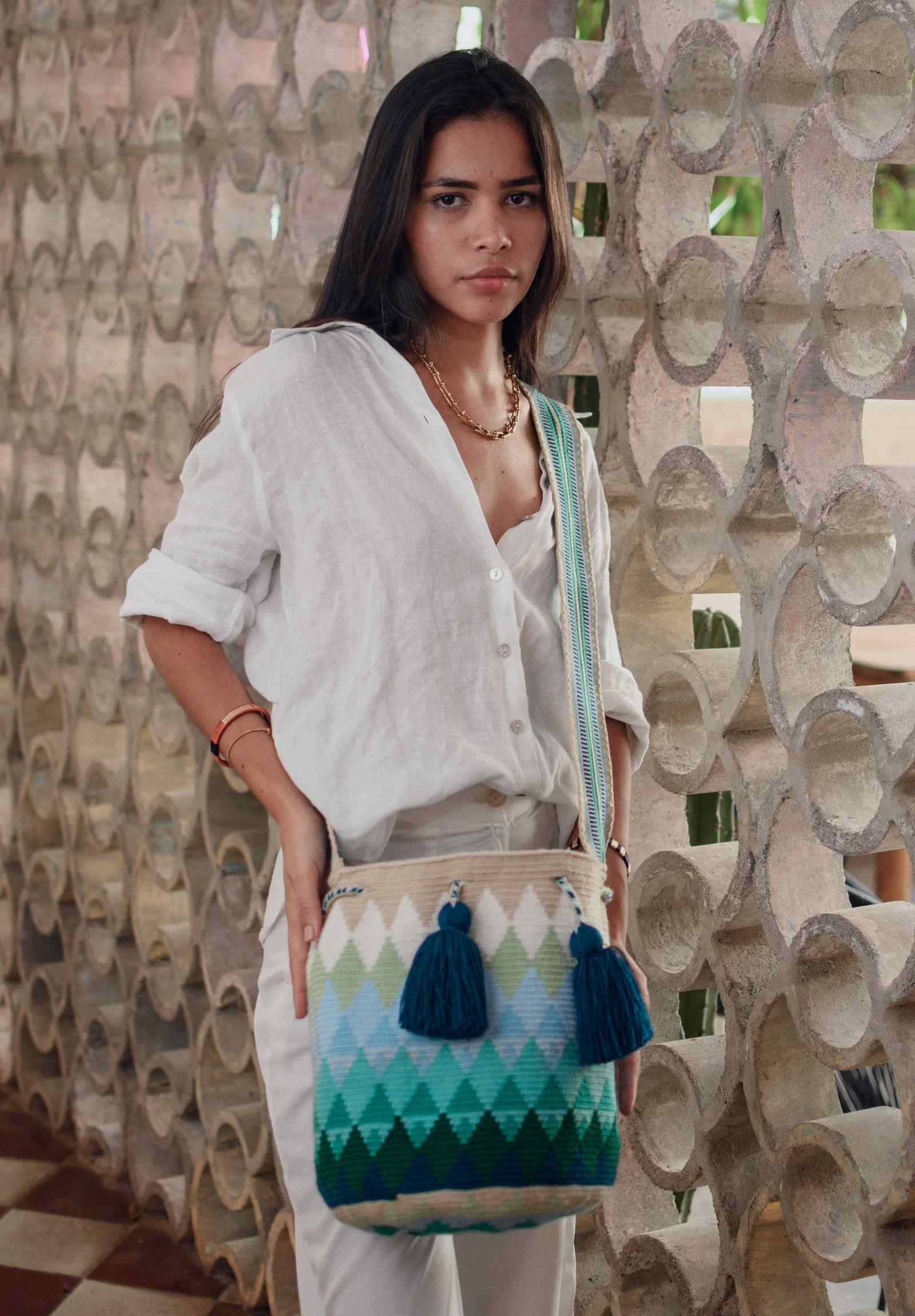 Peacock Wayuu Bag