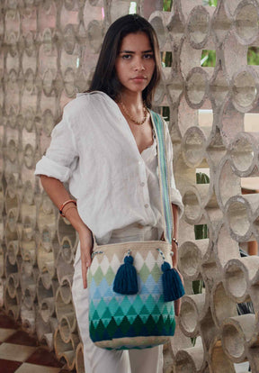 Peacock Wayuu Bag