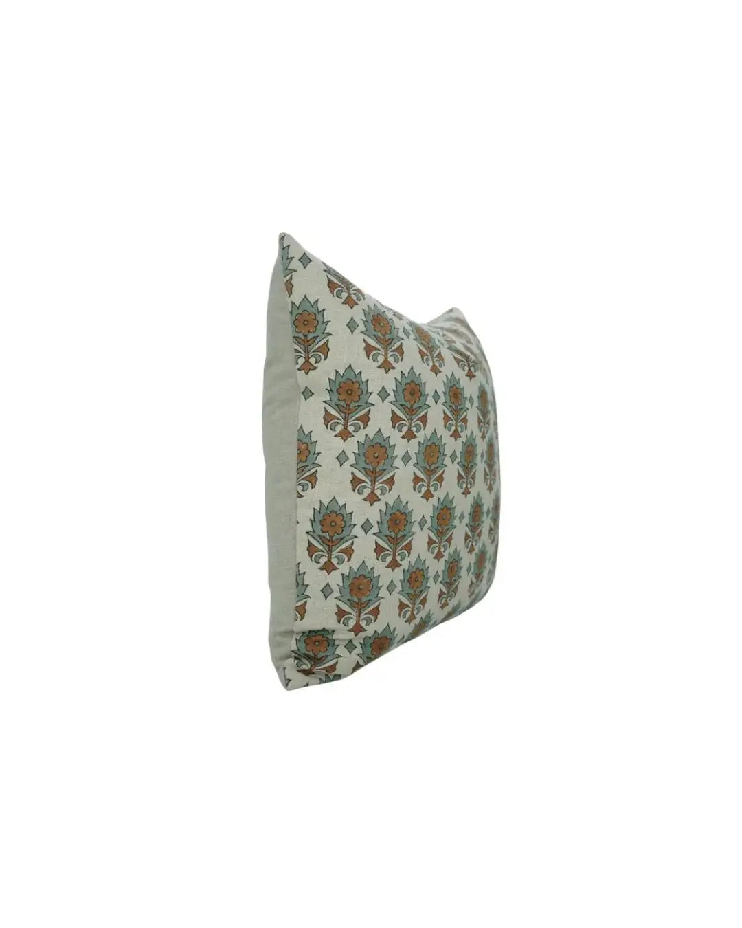 Decorative Stylish Hand Block Printing Pure Linen Cushion Cover - Kusum