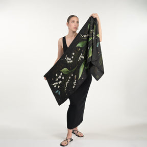 Lily Of The Valley Silk Scarf