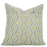 Floral Desgin Thick Linen Cushion Cover - Lehar