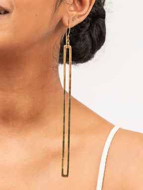 Aode Brass Earrings