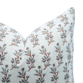 Handmade Indian Block Print Viscose Linen Cushion Cover - Deepika
