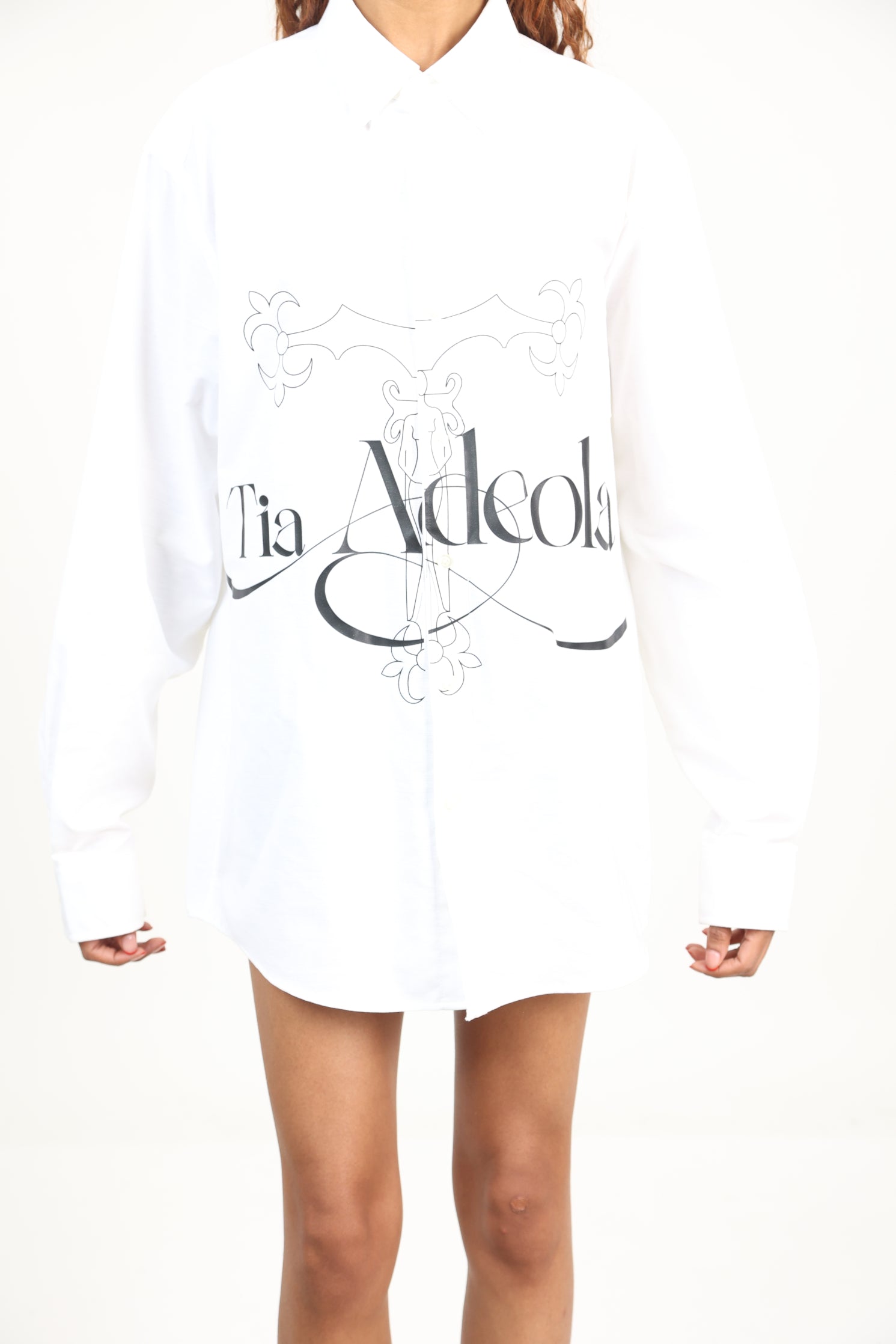 Logo Print Button Down