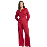 Long Sleeve Wrap Top