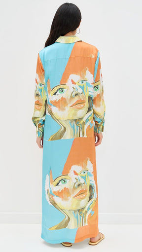 Kesi Maxi Shirt Dress