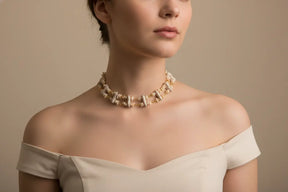 Sicilia Ceramic & Semi-precious Choker