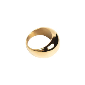 Gold Dome Ring Chunky Statement Ring 18K