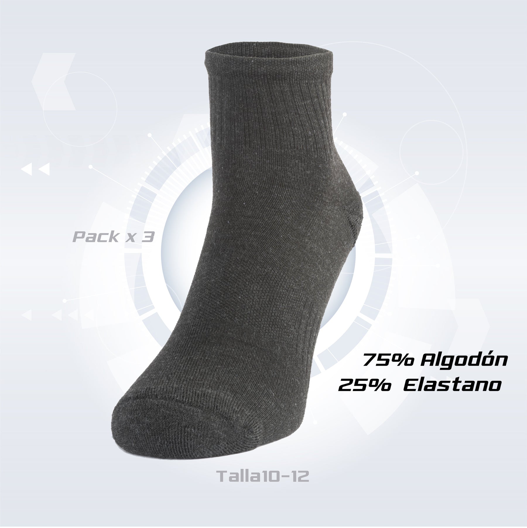 PACK DE 3 MEDIAS TENNIS