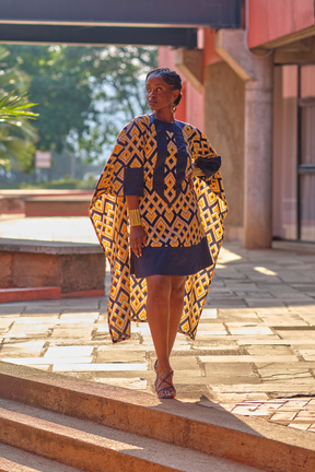 The Diamond Kimono Dress