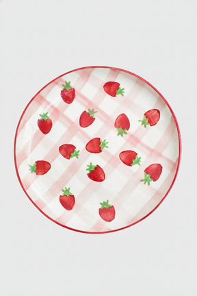 Dessert Plate - Strawberry Shortcake ( Set Of 2 ), 7 Inches