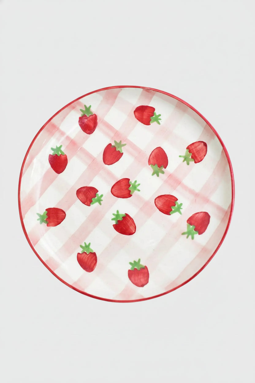 Dessert Plate - Strawberry Shortcake ( Set Of 2 ), 7 Inches