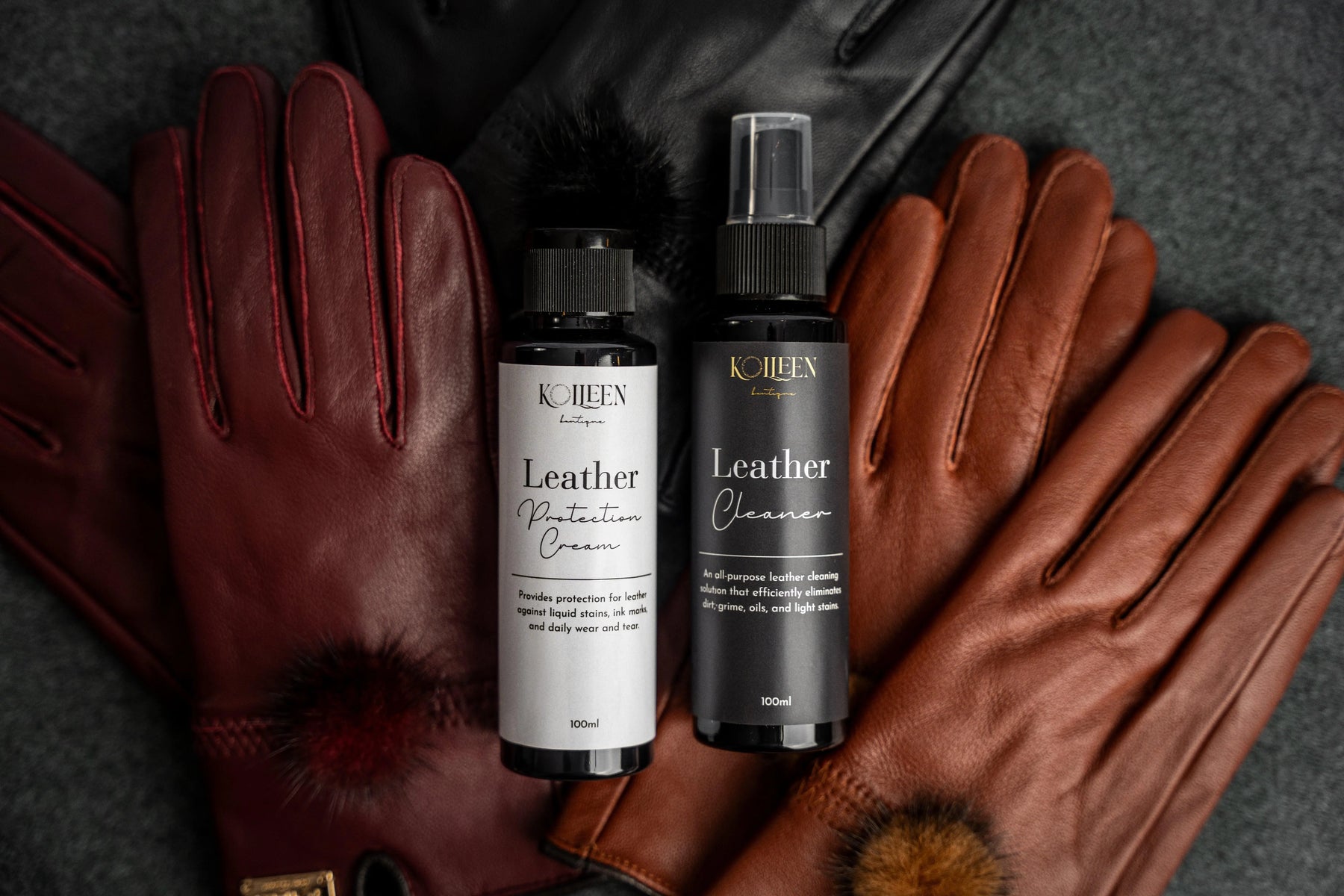 Premium Leather Cleaner & Conditioner Kit – Restore & Protect Jackets, 250ml