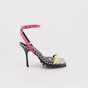 Vibrant Eco-Friendly Heel Sandals Fresh