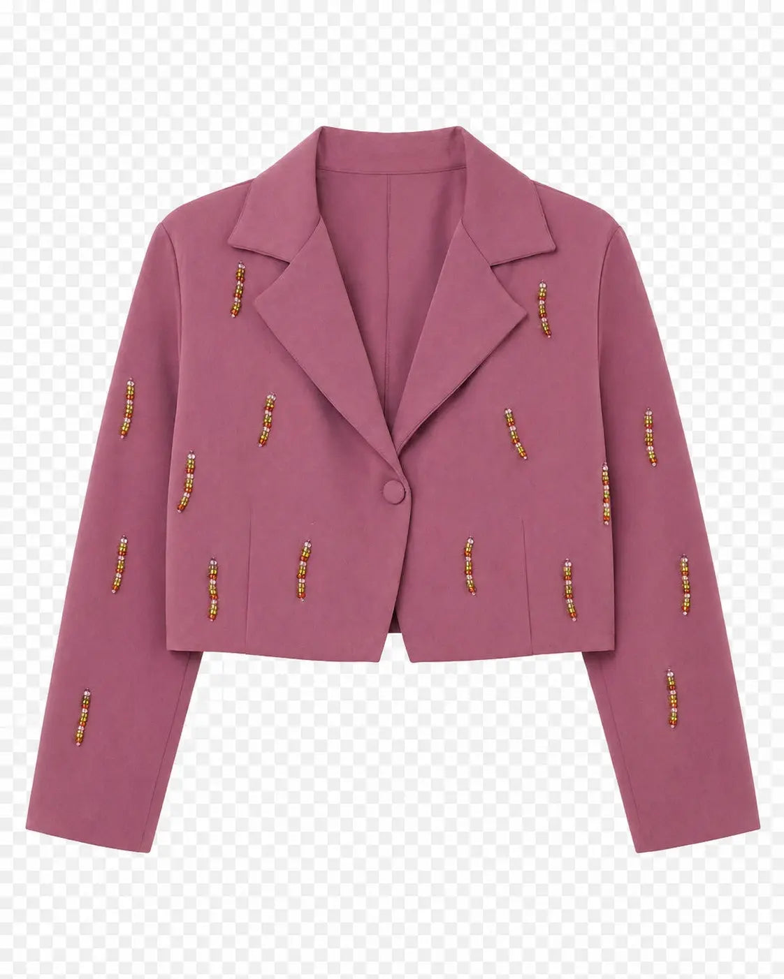 Lara Beaded Oversized Blazer