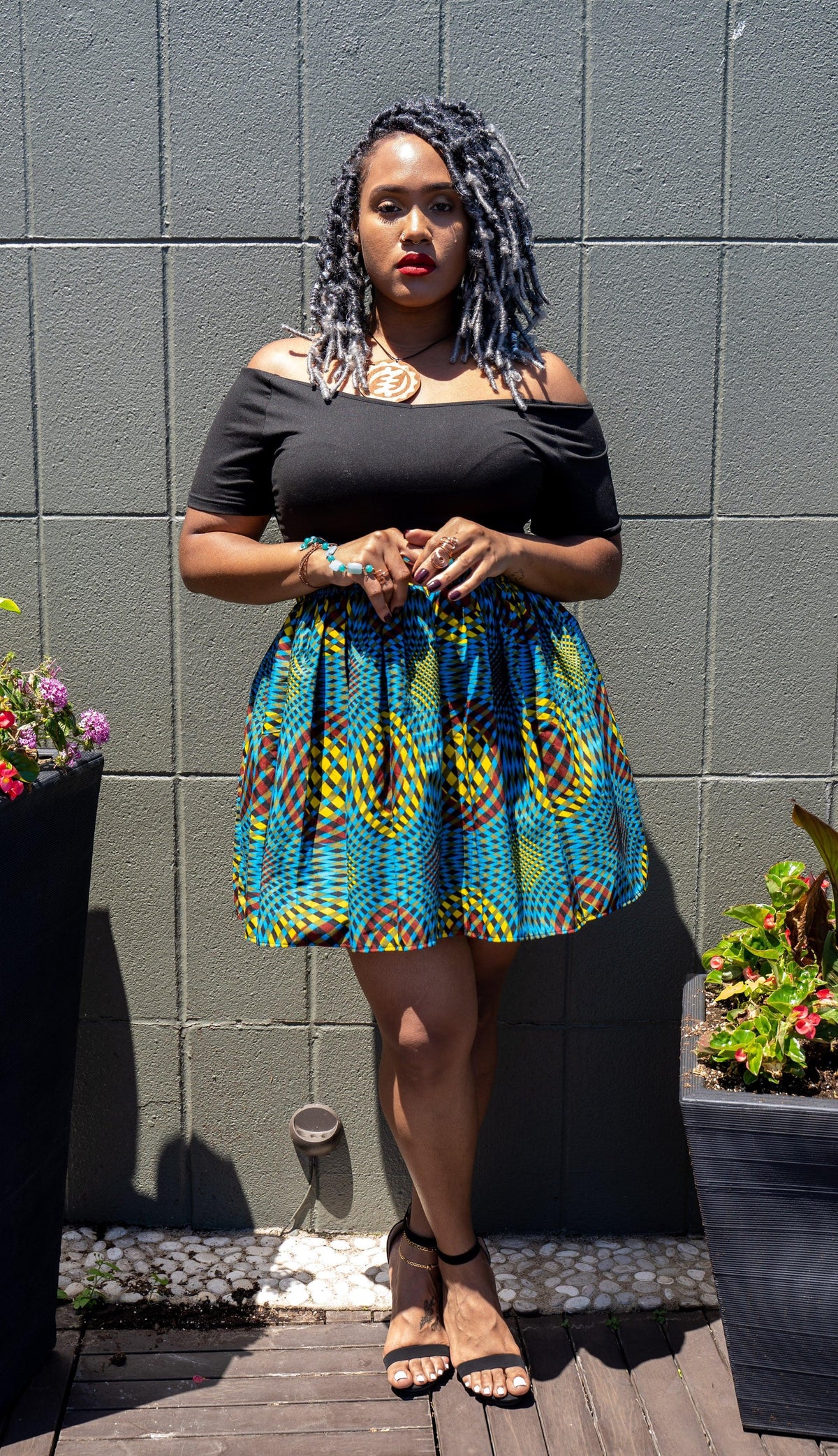 Nkiruka  African Print Skirt