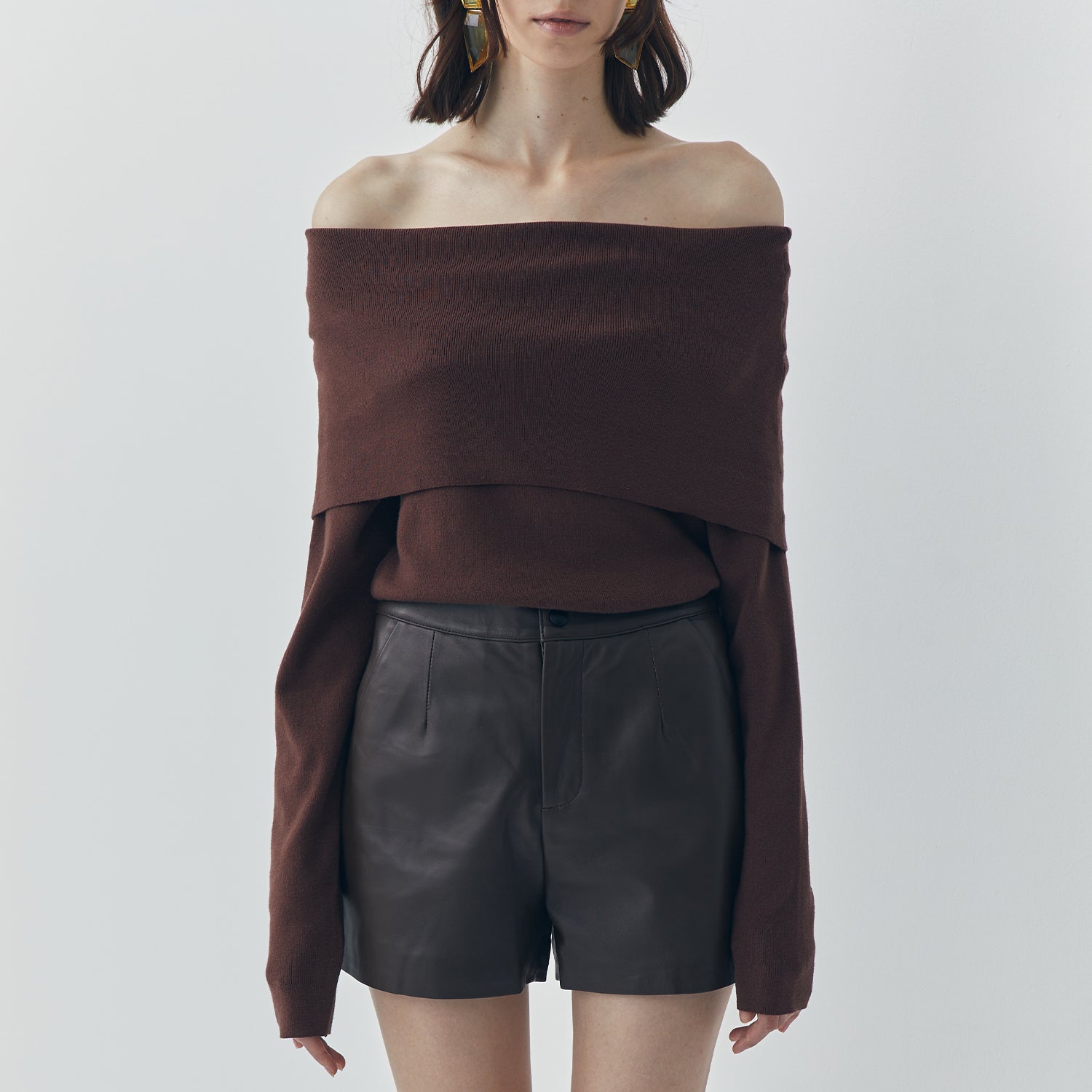 WREN SHORT LEATHER PANTS