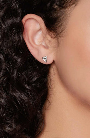Emanate Love Heart Stud Earrings