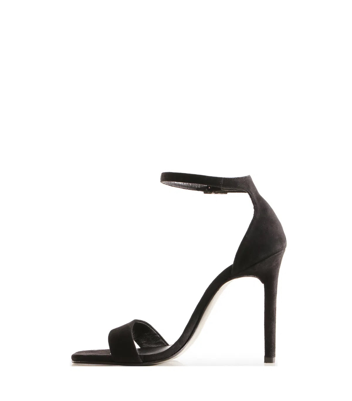 Elegant Goat Suede Heeled Sandals Bar10
