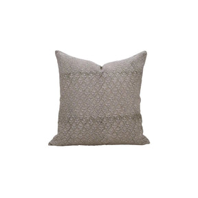 Classic Indian Block Print Boho Pure Linen Pillow Cover- Gulmohar