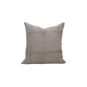 Classic Indian Block Print Boho Pure Linen Pillow Cover- Gulmohar