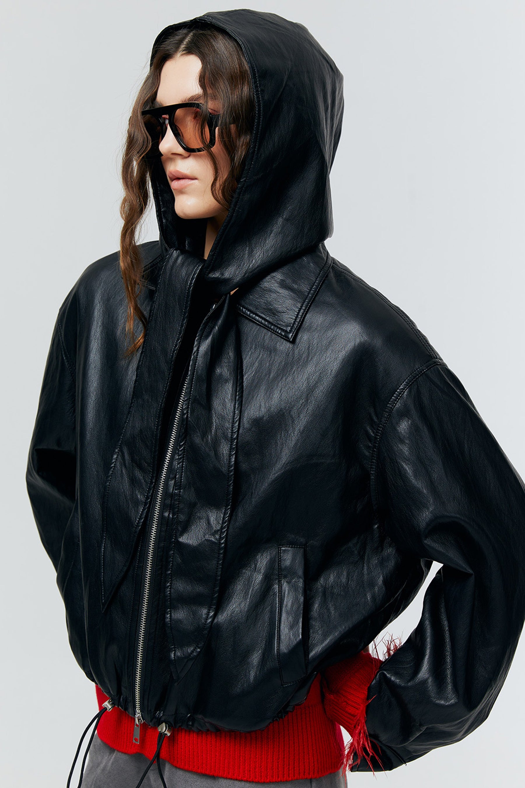 ARDEN TWO-WAY DETACHABLE HOOD JACKET