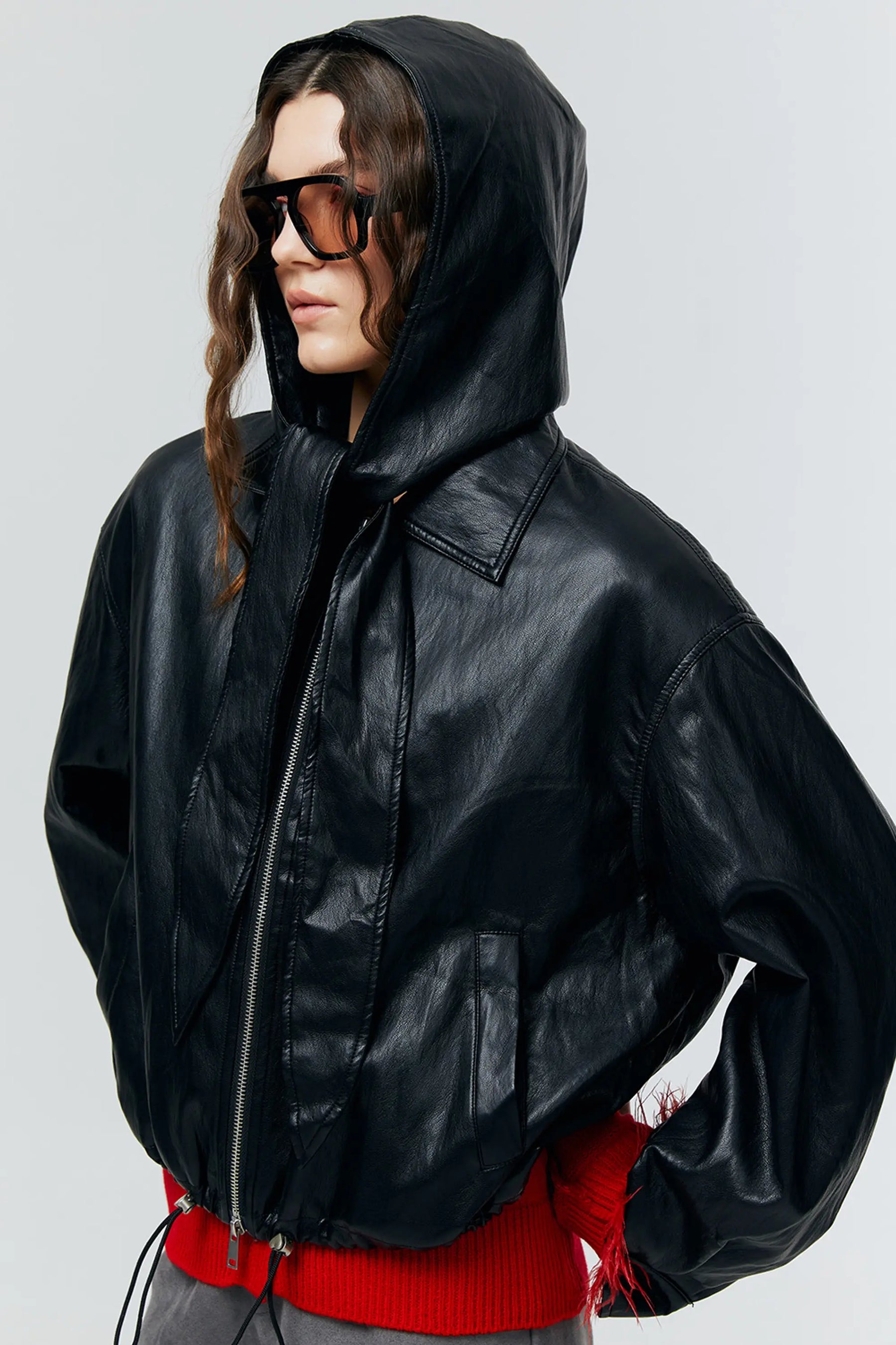 ARDEN TWO-WAY DETACHABLE HOOD JACKET