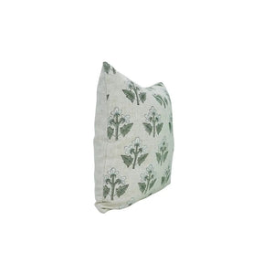 Elegant Hand Block Print  Viscose Linen Pillow Cover - Chahat
