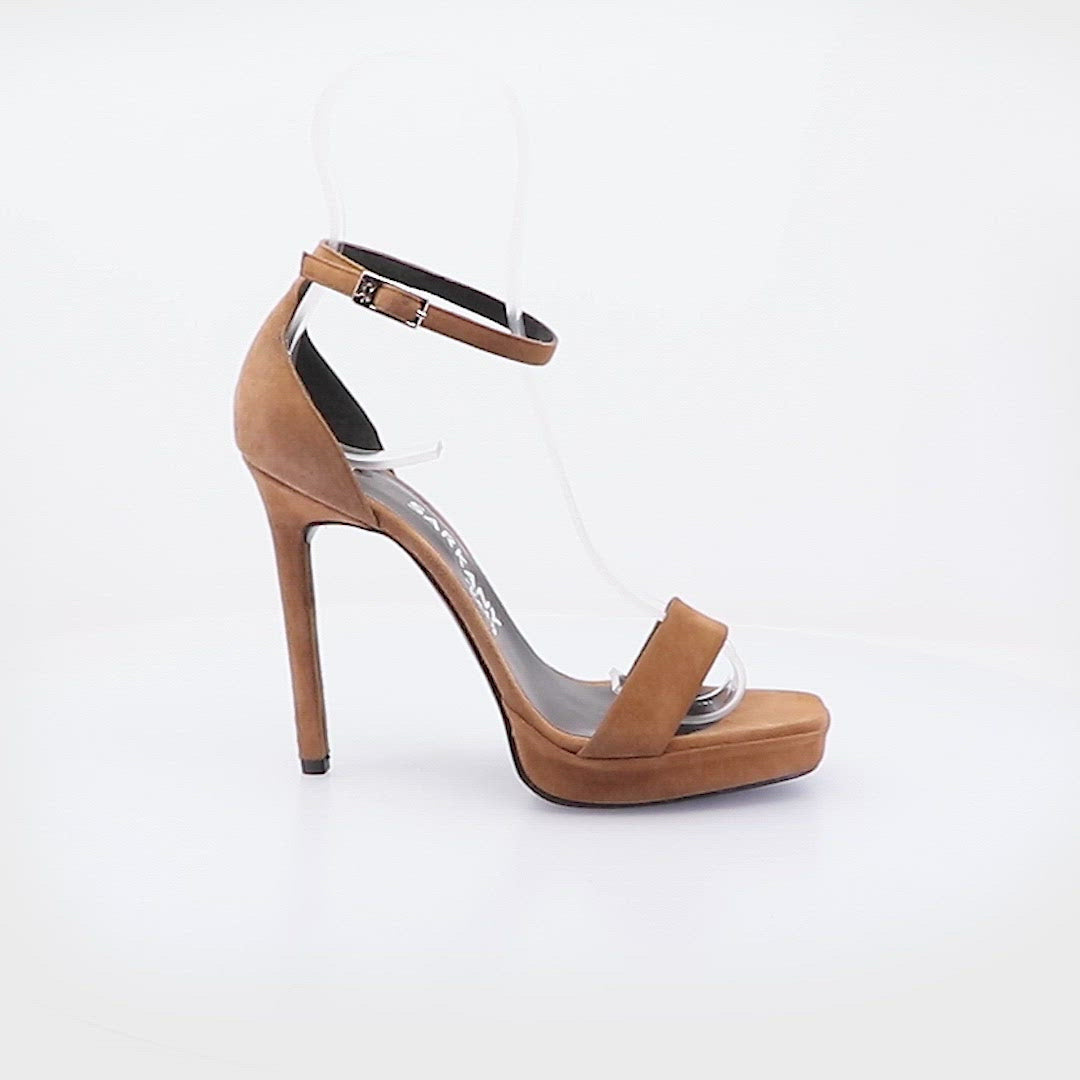 Suede Elegance Platform Sandals Barbi