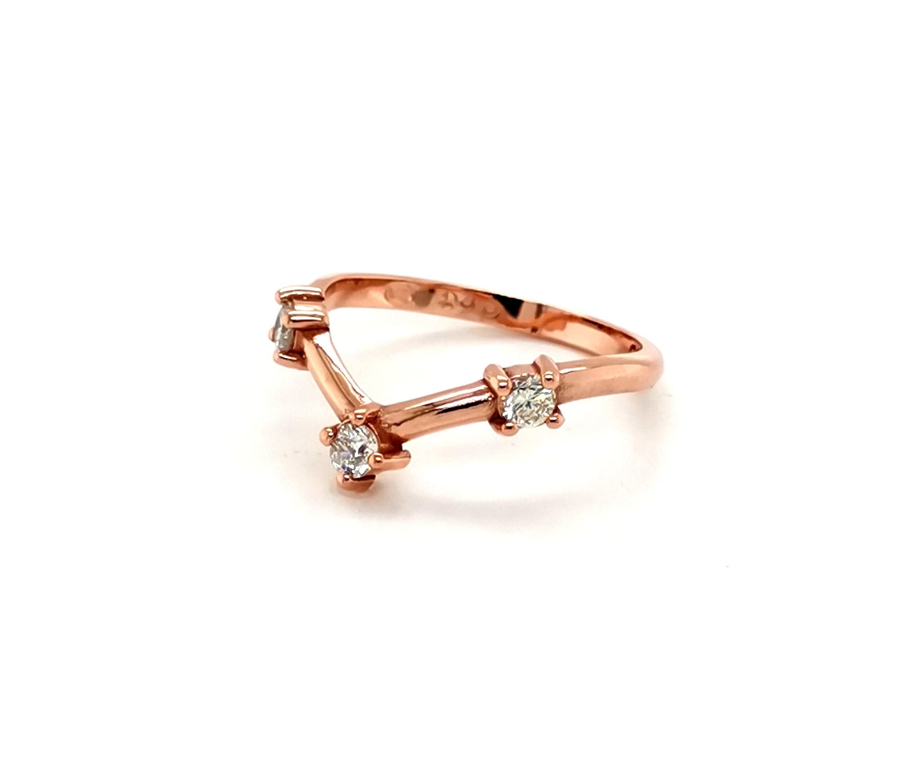 Genuine 9ct Rose Gold & Diamond Eternity