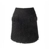 Shimmering Tweed Bouclé Tia Mini Skirt
