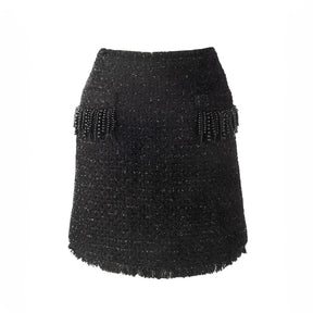 Shimmering Tweed Bouclé Tia Mini Skirt