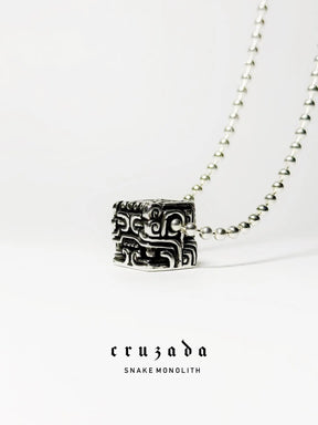 Coatl Cube Necklace