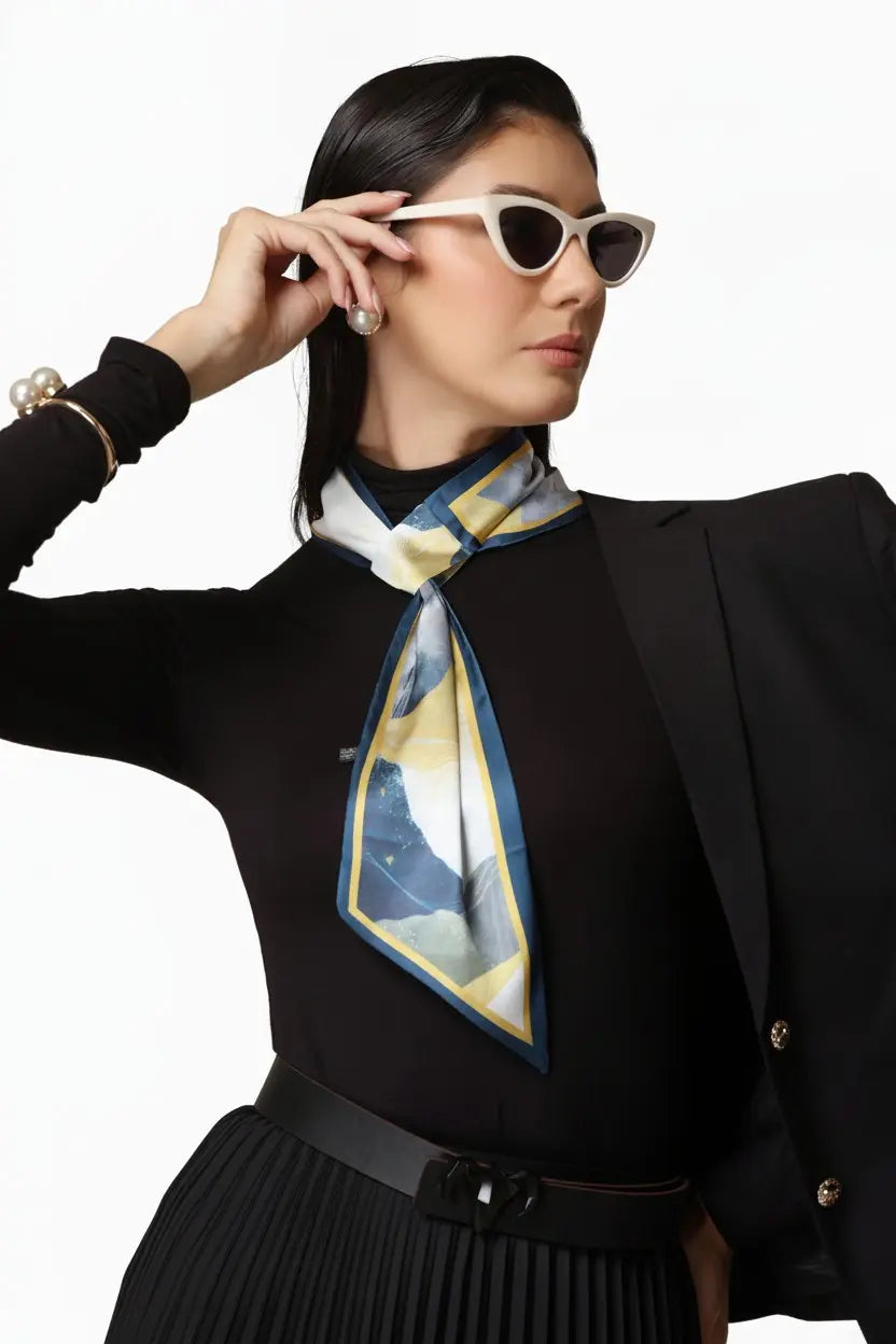 The Mirage Silk Scarf