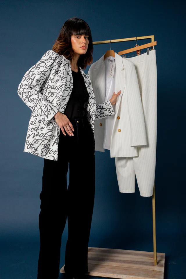 Letters Unstructured Blazer