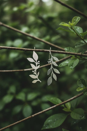 Inverted Vine Convertible Drop Earrings