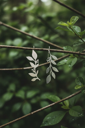 Inverted Vine Convertible Drop Earrings