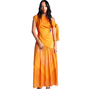 Asymmetric Maxi Dress
