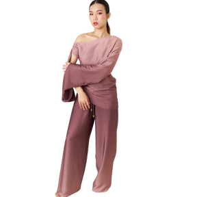 Asymmetric Tie Sleeve Top
