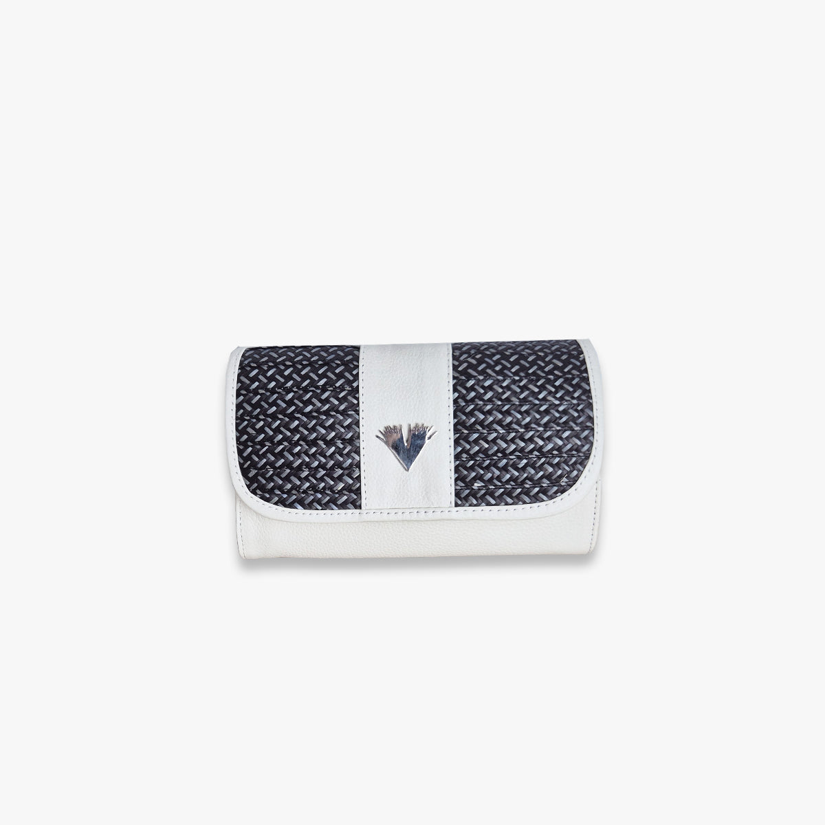 White leather Clutch Zen Bag