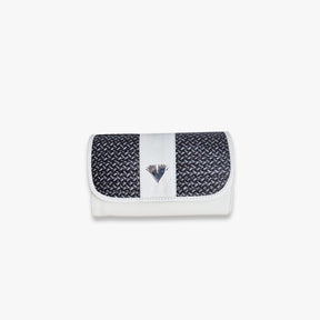 White leather Clutch Zen Bag