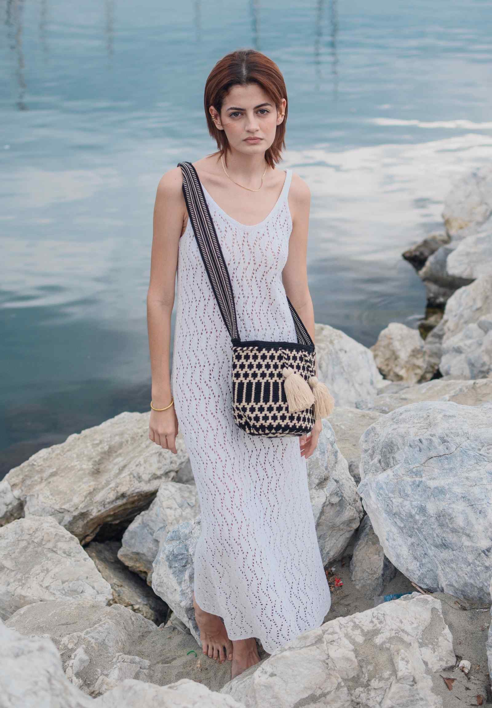 Zebra Wayuu Bag