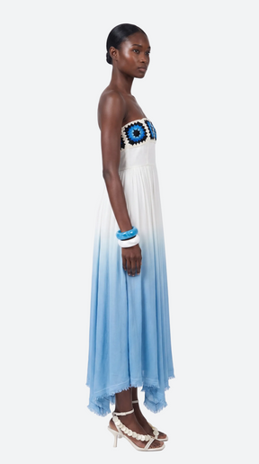 Lewa Ombre Crochet Dress