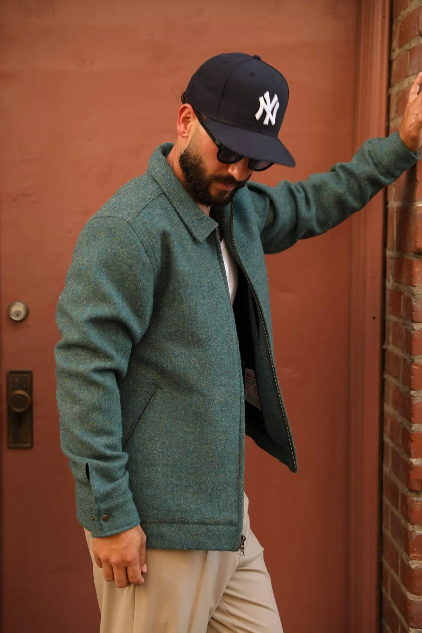 Harris Tweed Zip-Up Jacket