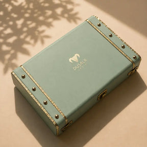 Sage Green Heritage His & Her Pashmina Blend Stole Gift Box