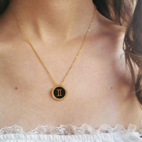 Gemini Horoscope Necklace