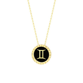 Gemini Horoscope Necklace