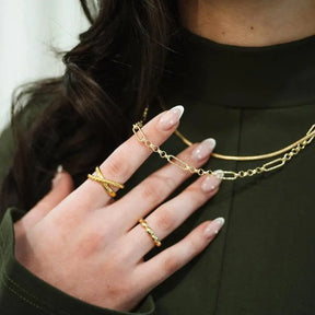 Golden Duo Necklace