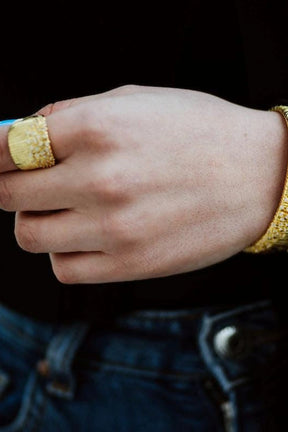 Golden Drip Ring